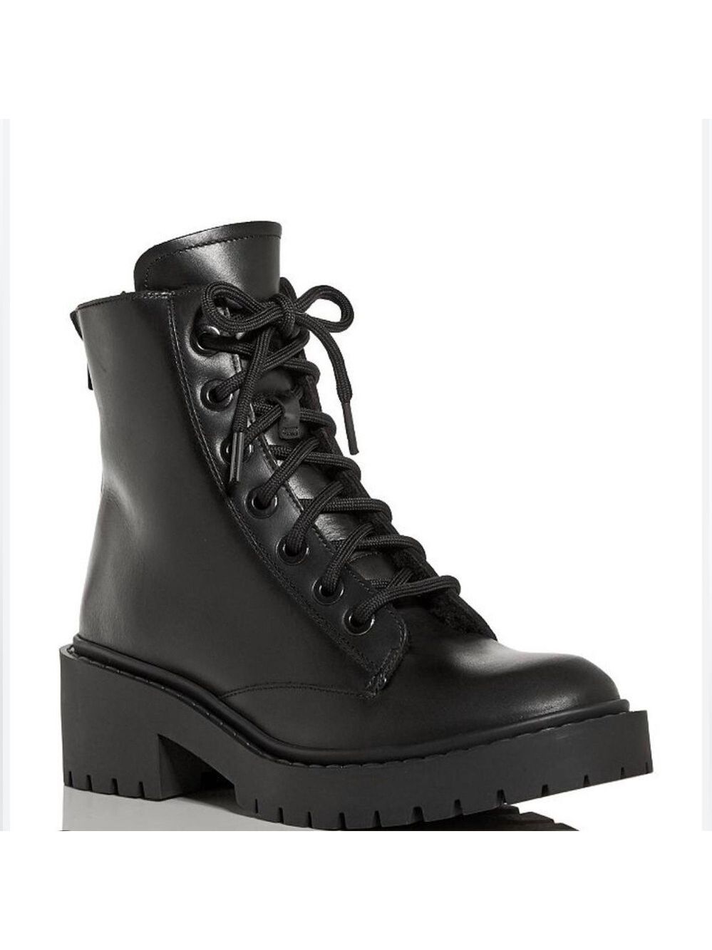 Kenzo Pike Leather Lace Up Combat Boots - Sz. 39 - NWT
